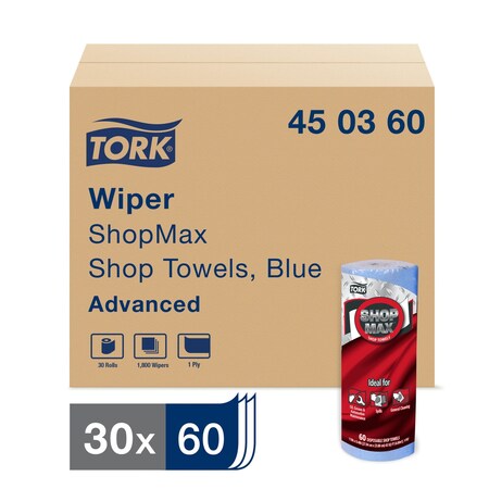 Tork Blue, Paper, Unscented 450360